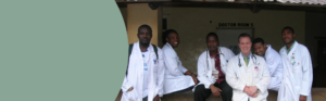 A group of healthcare professionals and students posing for a photo.