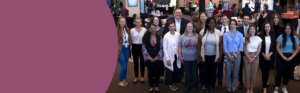 A group of healthcare students posing for a photo.