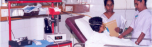 Clinical staff providing inpatient care in a hospital setting.