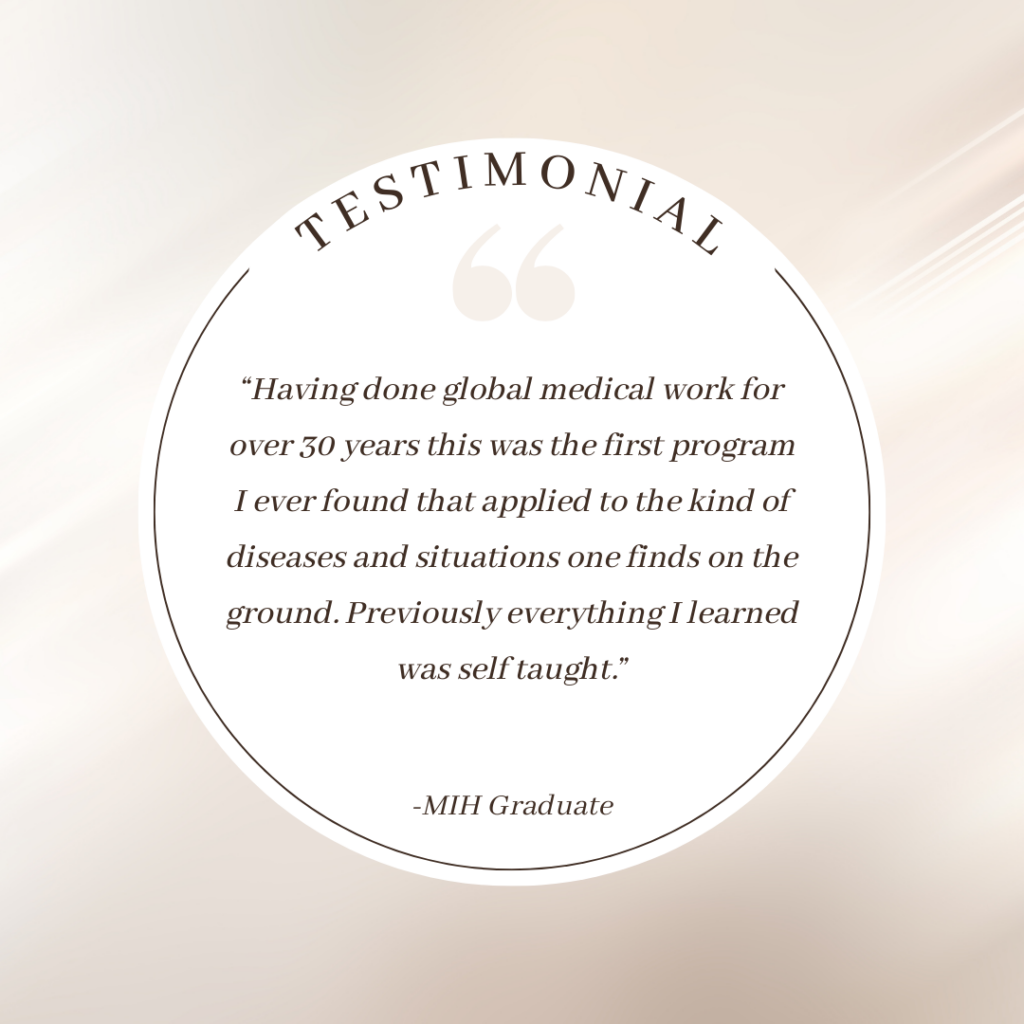 MIH Testimonial